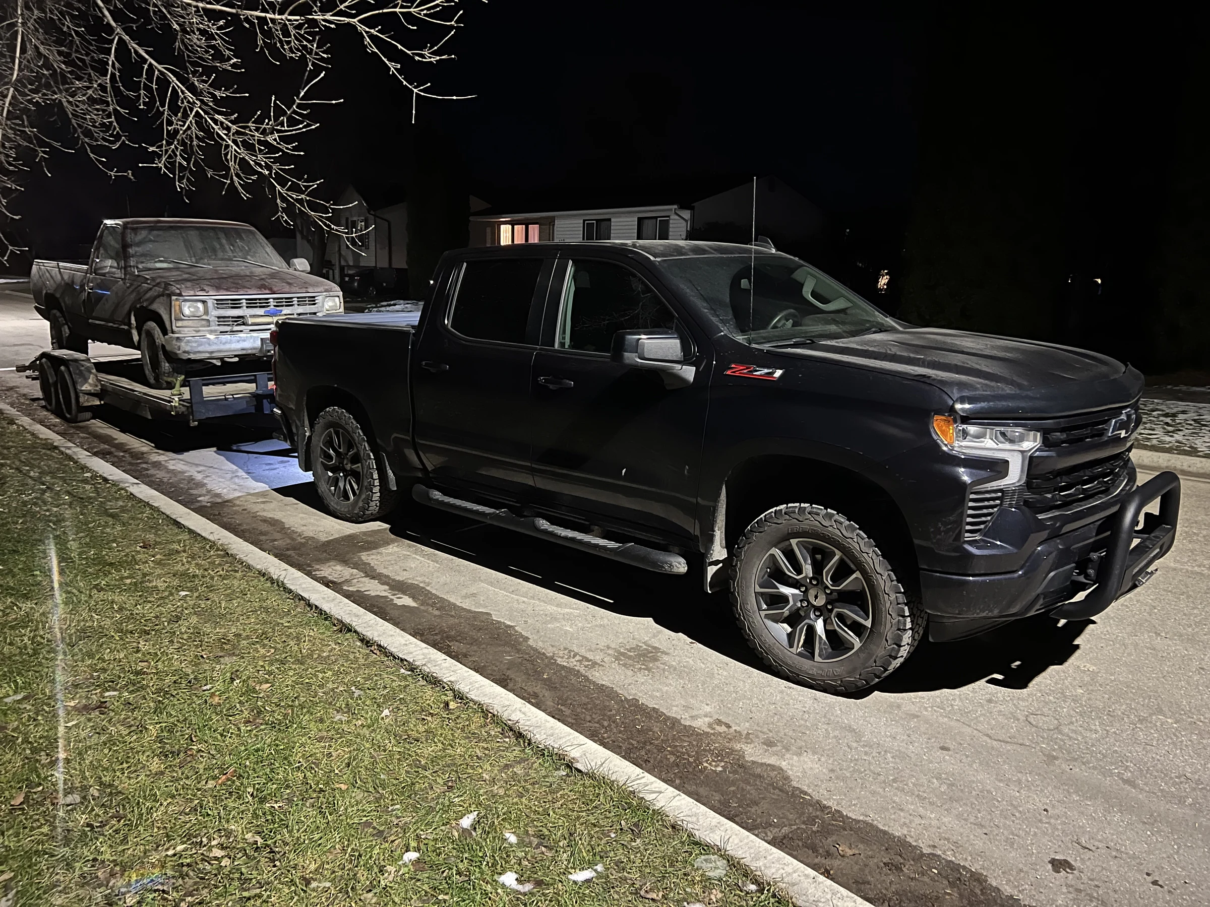 Pickup Truck Towing Classic Truck