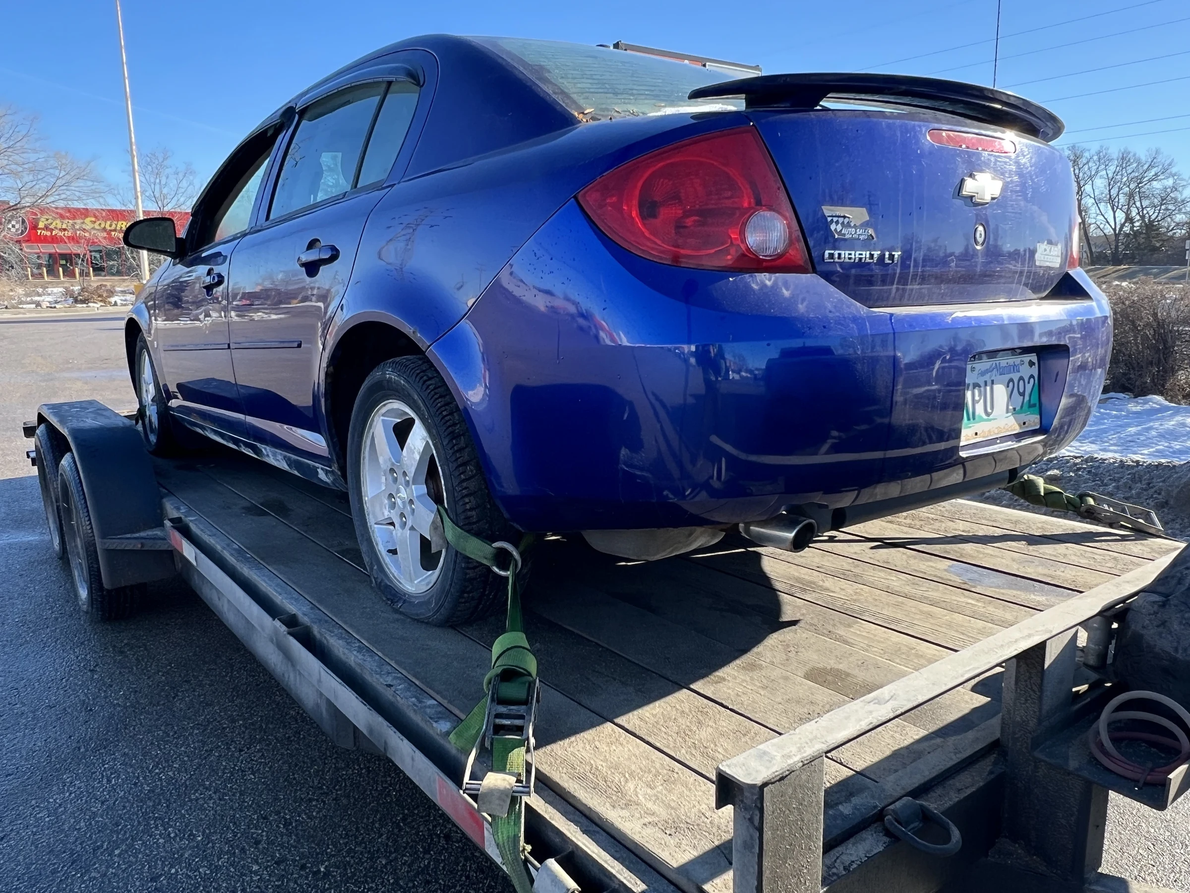 Dark Blue Chevy Cobalt